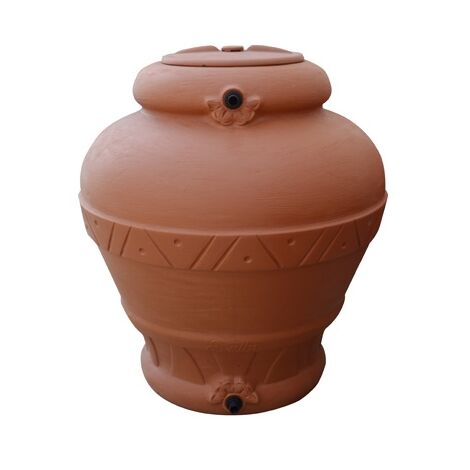 Serbatoio in polietilene fuori terra mod. terra cotta 300lt - cm dmxh 80x108