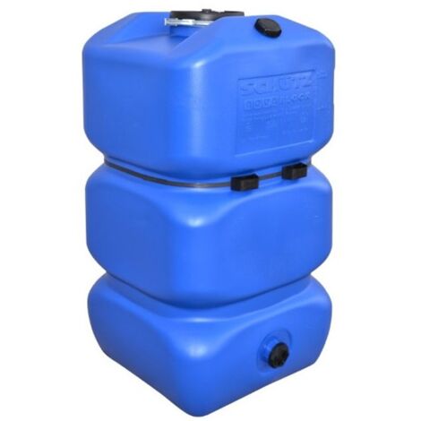 Serbatoio per Acqua Potabile da 600 litri, Serbatoio in Polietilene Quadrato per esterno per acqua potabile, 74x74x135 cm