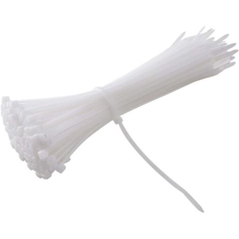 Serbien – Kabelbinder aus Nylon 6/6, 200 mm x 3,6 mm – Zugfestigkeit 18 kg – Packung mit 100 Stück – Für extreme Bedingungen von -25 °C bis 80 °C