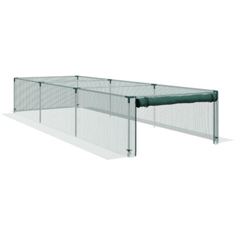 Sere basse antiparasitaire pour plantes  avec porte  filet coupe-vent
