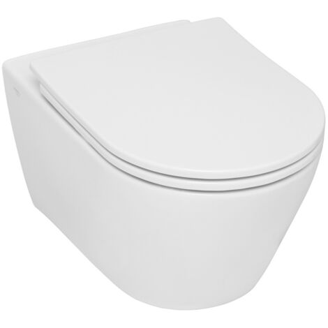 Serel Sapphire Wand-WC ohne Spülrand, unsichtbare Befestigungen, Weiß (SP26KSS110H)