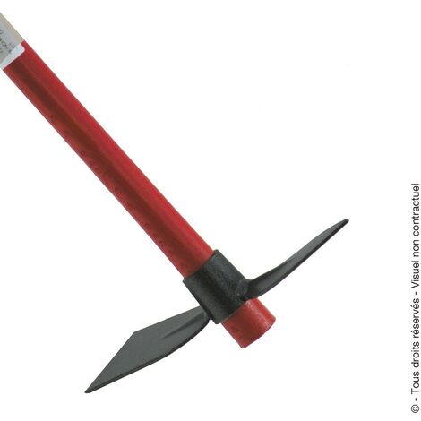 Serfouette à  panne et langue | Avec manche bois 1 m