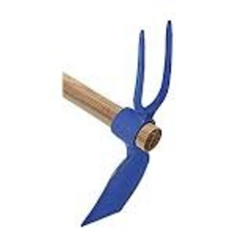 Serfouette Forgee Panne Et Fourche Larg 80mm Manche Frene Vernis 115cm