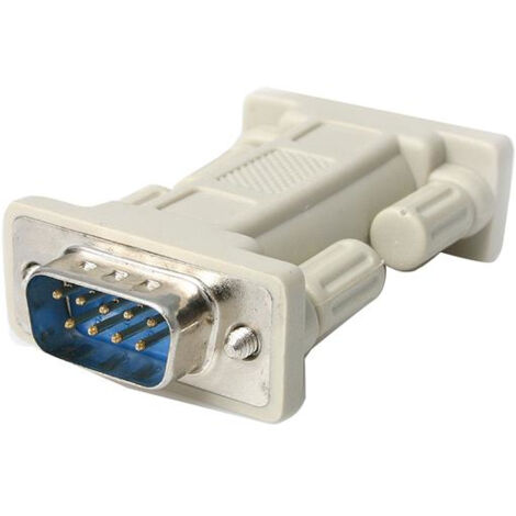 Serial Null Modem Adapter - M/M StarTech.com Adaptateur null modem DB9 serie RS232 - M/M - Adaptateur de modem nul - DB-9 (M) pour DB-9 (M) - pour P/N: SV1115IPEXGB, SV1115IPEXT, SV1110IPEXT-KIT, SV11