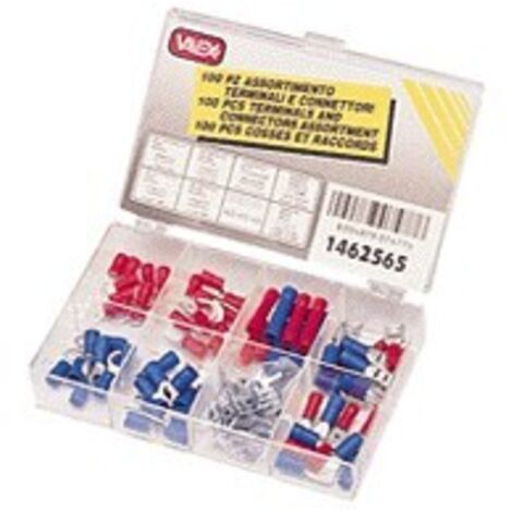 SERIE 100 PEZZI ASSORTITI CAPICORDA E CONNETTORI PREISOLATI