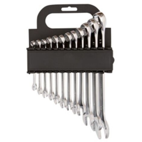 SERIE 12 CHIAVI COMBINATE MIRROR 6/22 MM CR VAN
