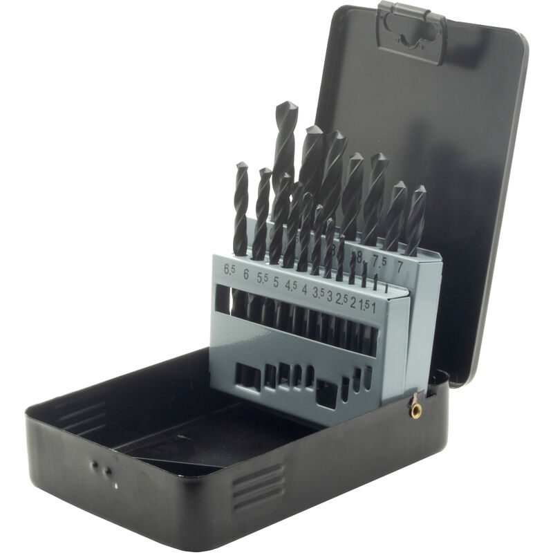 Serie 19 punte hss rullate d 1-10 mm
