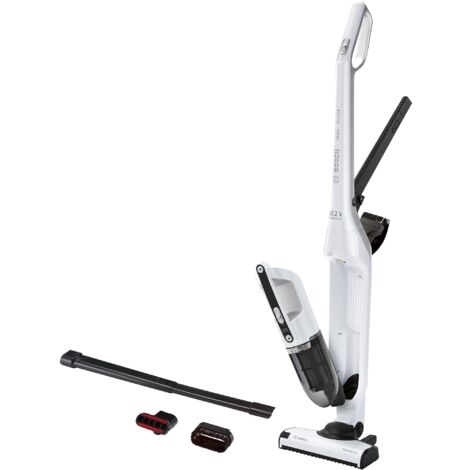 Serie 4 BBH32551 aspiradora de mano Metálico, Blanco Sin bolsa