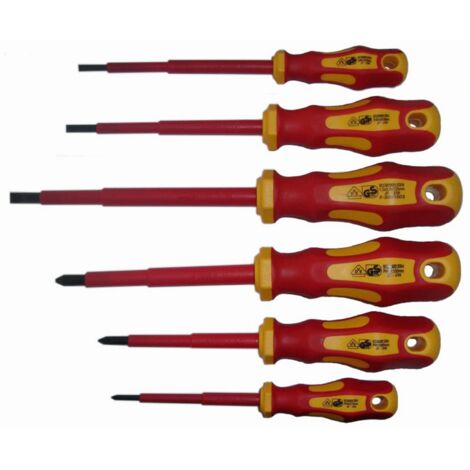 Serie 6 giraviti con isolamento vde lavoro elettricisti bricolage