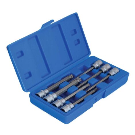 Serie 7 chiavi bussole maschio xzn lunghezza 110 mm  attrezzi officina