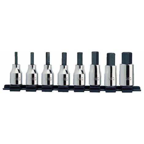 SERIE 8 CHIAVI A BUSSOLA PER VITI CON ESAGONO INCASSATO 234 3/8 N/S8