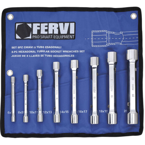 Chiavi A Tubo Doppie Beta 935 6X7 - Serie Leggera Cromata, Per Meccanica E Autoriparazione