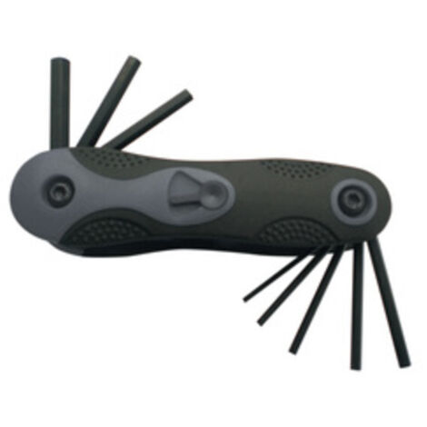 SERIE  8 CHIAVI ESAGONALI CROMO VANADIO  2/8 MM- CHINA T MAX 6044- 10,0 confezione