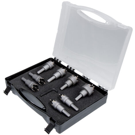 Serie 8 Fresas de carburo para agujeros de 16 - 35 mm para metal Fervi F019/008