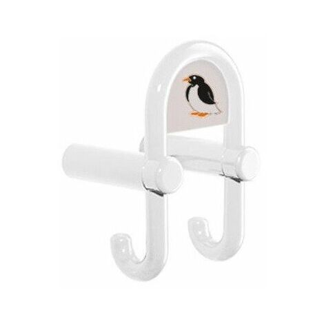 SERIE 801 appendiabiti doppio con simbolo antracite