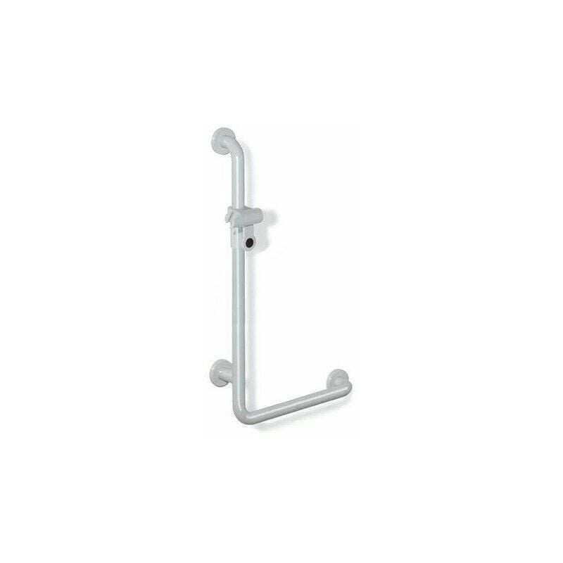 

SERIE 801 tirador de apoyo en ángulo perpendicular 110cm con soporte de ducha negro