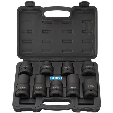 Serie 9 bussole 1 a d impatto 21 - 38 mm Fervi i109