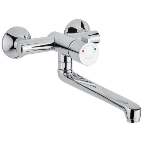 Serie 908 Mezclador termostático de tiempo limitado para lavabo y fregadero con caño giratorio 140 mm - Idral