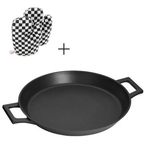 SÉRIE ABSOLUT BLACK. POÊLE À PAELLA 36 CM.