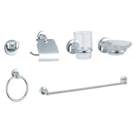 SERIE BAGNO PZ.6 CROMO TONDO* RUBINETTERIE ASSOCIATE CF 4,0