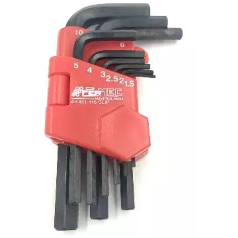 SERIE BRUGOLE FERMEC 9 PEZZI BRUNITE NERE OFFERTA