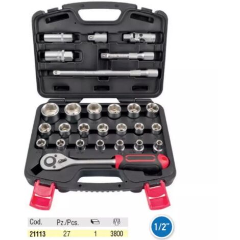 SERIE BUSSOLE OMMA ATTACCO 1/2" (27 PZ) -OFFERTA-