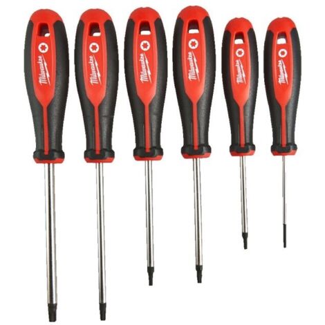 Serie Cacciaviti 6 Pz Milwaukee 4932471809 Set Torx