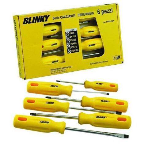 Serie Cacciaviti Blinky Crv Taglio-Croce Pezzi 6