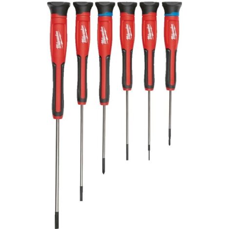 Serie Cacciaviti di Precisione 6 Pz Milwaukee 4932471869 con Custodia