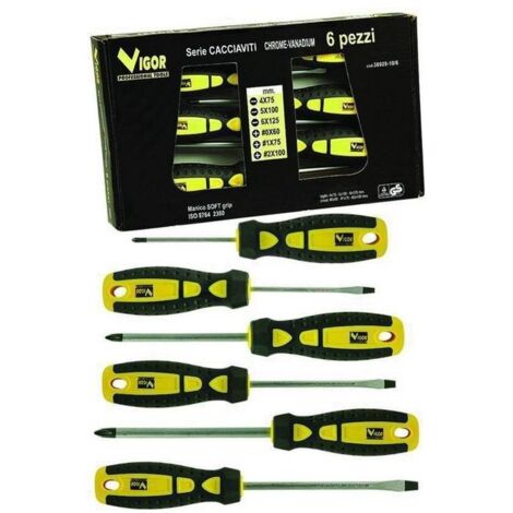 Serie Cacciaviti Vigor da 6 Pezzi