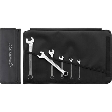 Serie chiavi combinate 13/6 6 pezzi SW 7-19mm forma A CR-A-STA STAHLWILLE