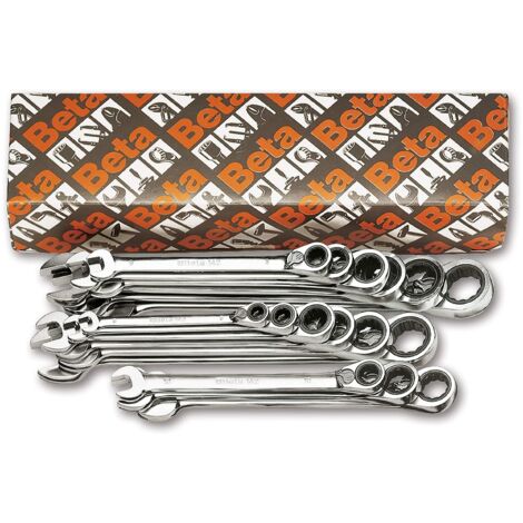 Serie chiavi combinate a cricchetto  beta 142/s19