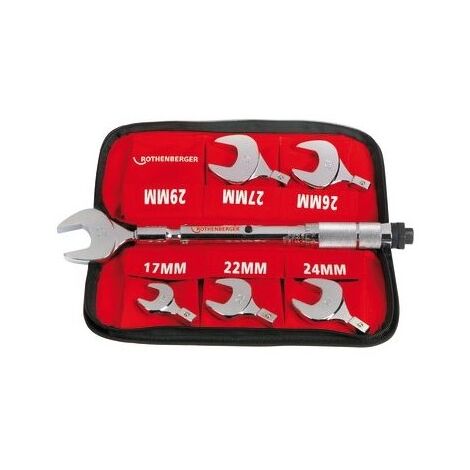 Serie chiavi dinamometriche a forchetta SW 17-22-24-26-27-29mm