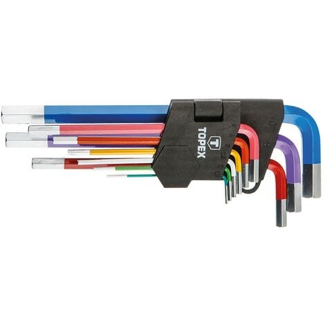 SERIE CHIAVI ESAGONALI 9 pezzi TOPEX