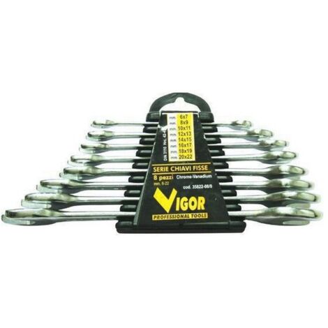 Serie Chiavi Fisse Vigor Crv-Din3110 Pezzi 8