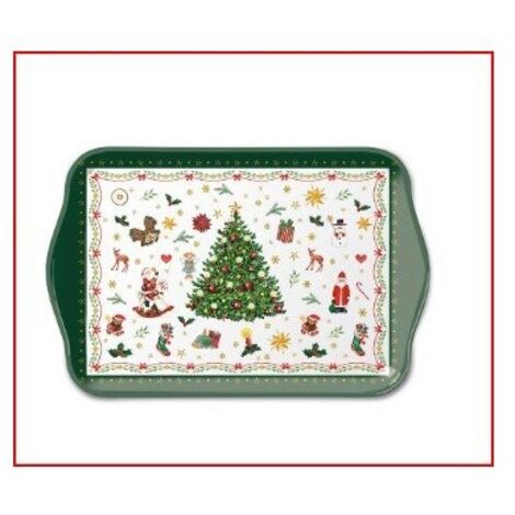 SERIE CHRIST.EVERGREEN.BANDEJA 13X21 CM. - EHLIS
