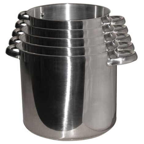 serie de 5 catering de acero inoxidable 24/26/28/30 / 32cm - 342685 - baumalu -