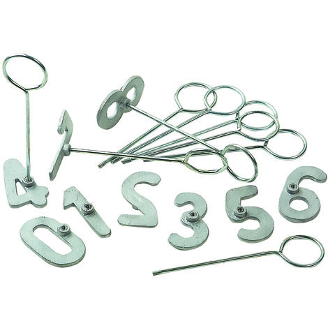 Série de numéros à marquer 0 à 9, 10 cm