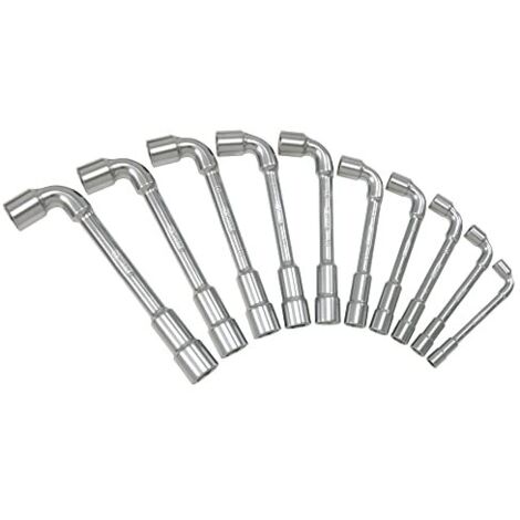 Serie di 10 chiavi per tubi non bloccate a 6 punte metriche KS TOOLS - 517.0440