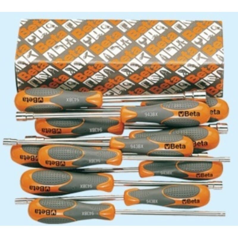 Beta - Serie chiavi a bussola max esagonale lunga 943bx/s12