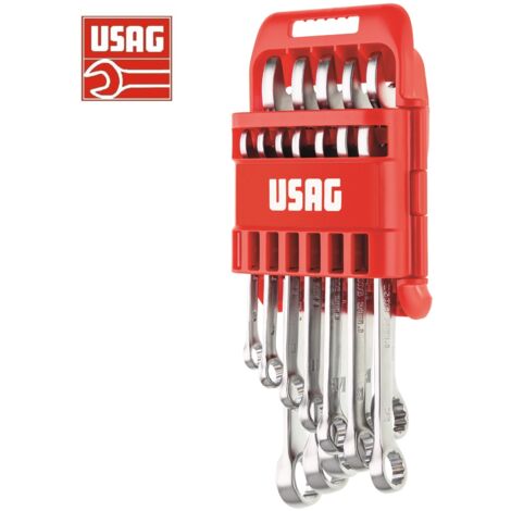 SERIE DI 12 CHIAVI COMBINATE CON SUPPORTO VUOTO USAG 285 J/DS12