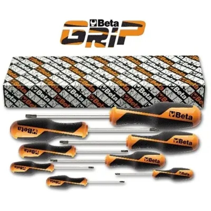 Beta - Serie giraviti grip tamper resistant torx 1268rtx/s8 - 8 Pz