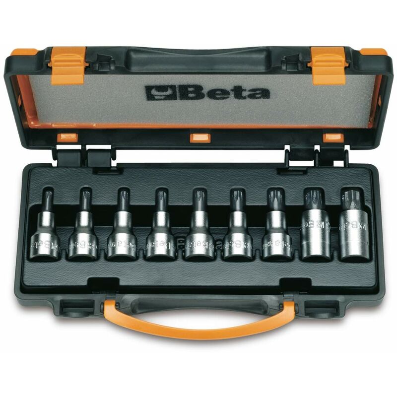 920TX/C9 - Chiavi a Bussola Maschio Viti Impronta Torx® Attacco Quadro Femmina 1/2' in Cassetta - Beta