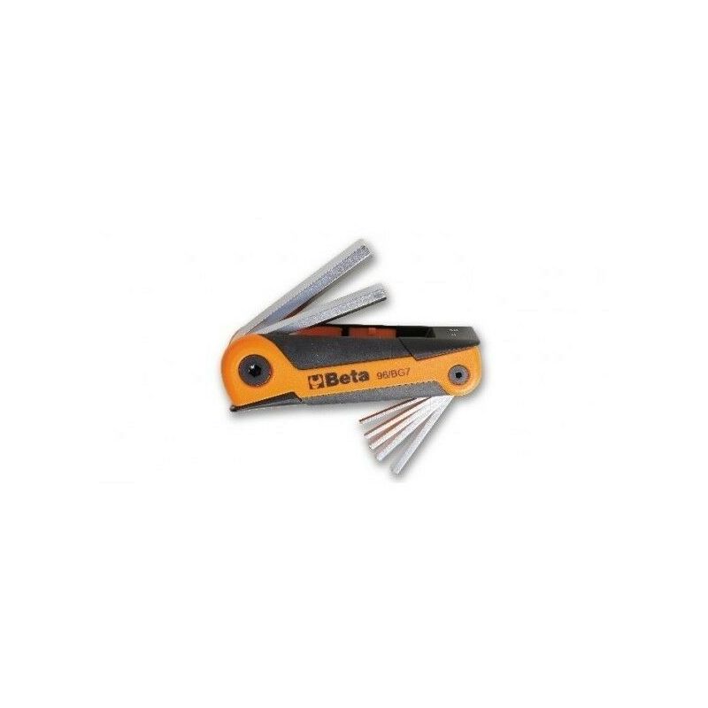 Image of 96/BG7 Serie chiavi brugola esagonali Beta Tools pieghevoli kit chiave esagonale acciaio