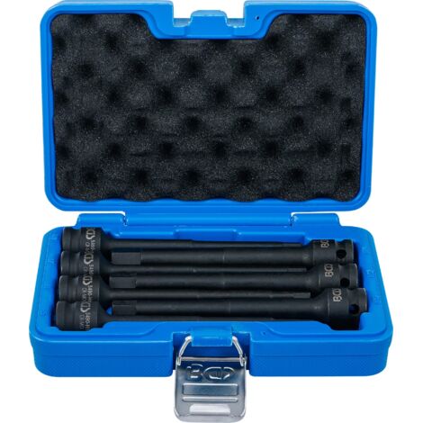 Serie di bussole  lunghezza 150 mm  12,5 mm (1/2")  esagono interno 5 - 14 mm  7 pz.