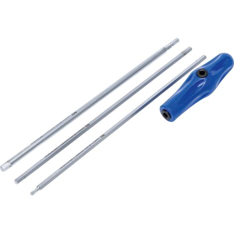 Serie di cacciaviti speciali  profilo a T (per Torx) / esagono interno  4 pz.