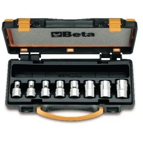 SERIE DI CHIAVI A BUSSOLA PER VITI CON PROFILO TORX® IN CASSETTA DI LAMIERA ART. 920FTX/C8