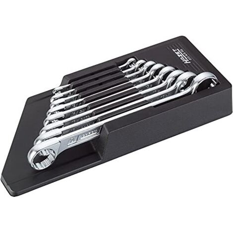 Serie di chiavi a doppio anello 610N/8RS ∙ Profilo trazione con doppio esagono esterno ∙ 8-pezzi ∙ 6 x 7 – 21 x 22