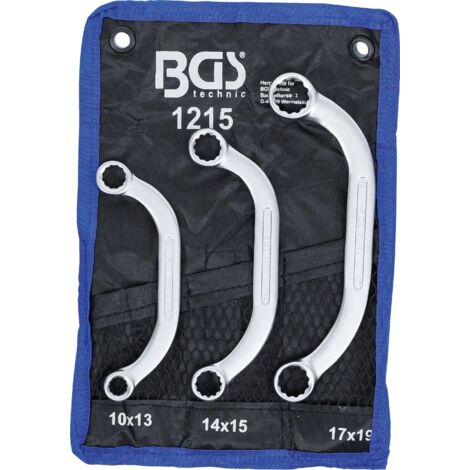 Serie di chiavi poligonali per starter  10x13 - 17x19 mm  3 pz