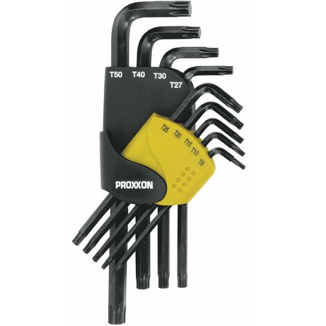 Serie di chiavi torx angolate 8-50 mm 9 pz Proxxon 23944